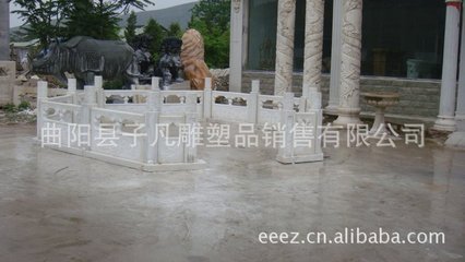 【曲陽石雕 浮雕式漢白玉欄板 橋欄桿 防護欄 石雕護欄SD132】價格,廠家,圖片,石膏、石料工藝品,曲陽縣子凡雕塑品銷售-