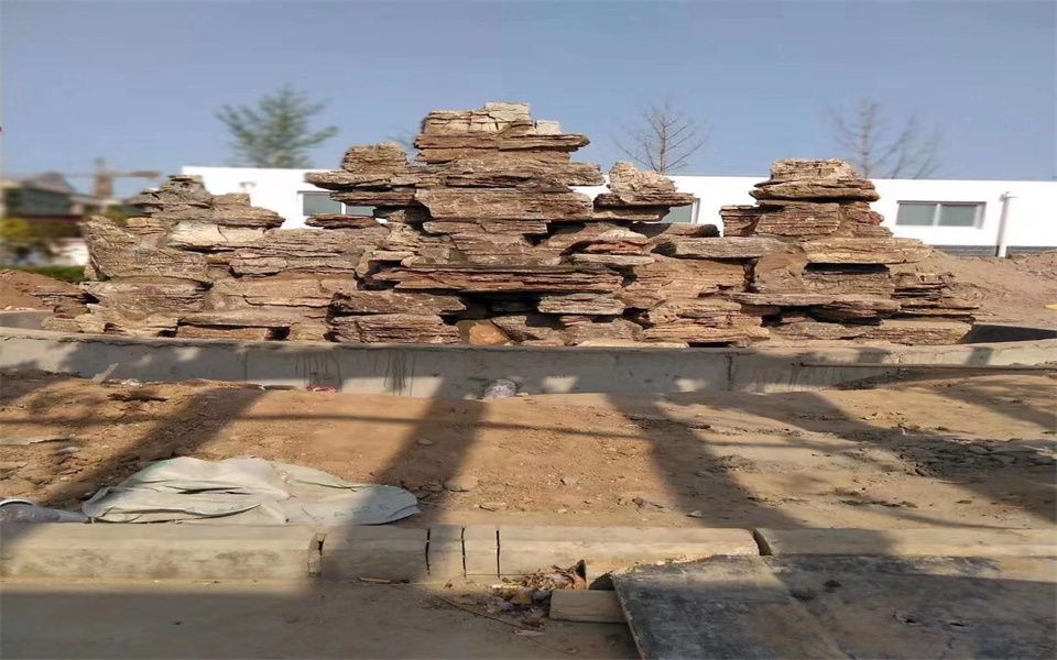 廣西河池庭院千層石假山 別墅假山千層石料銷(xiāo)售